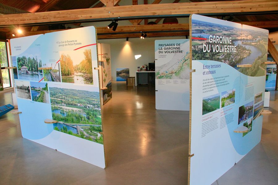 Panneaux d'exposition La Garonne du Volvestre