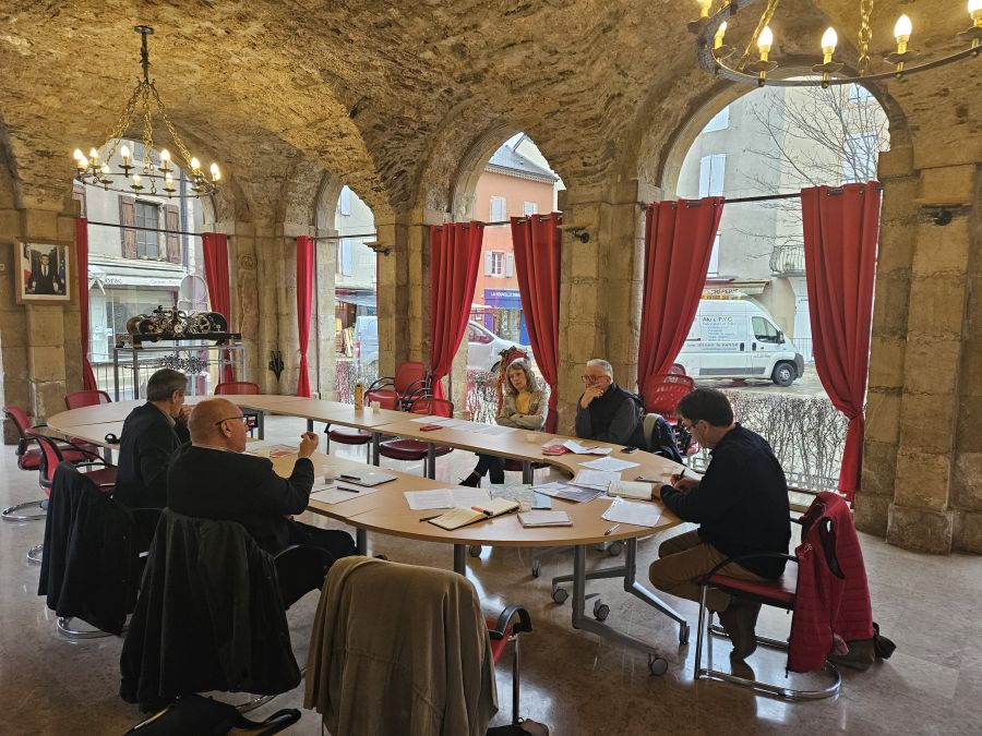 Séance de travail avant tournage