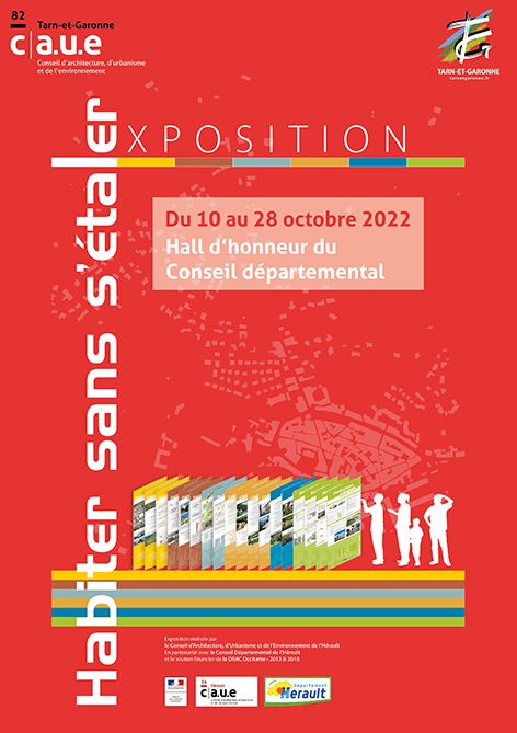 Affiche exposition "Habiter sans s'étaler"