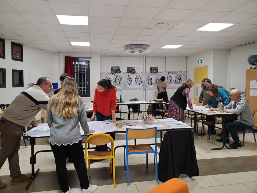 Concertation menée par le CAUE avec les adultes usagers