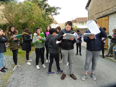 Dans les rues de la bastide de St Sever