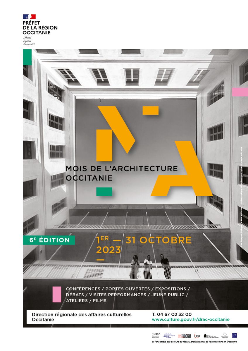 Affiche du mois de l'architecture 2023