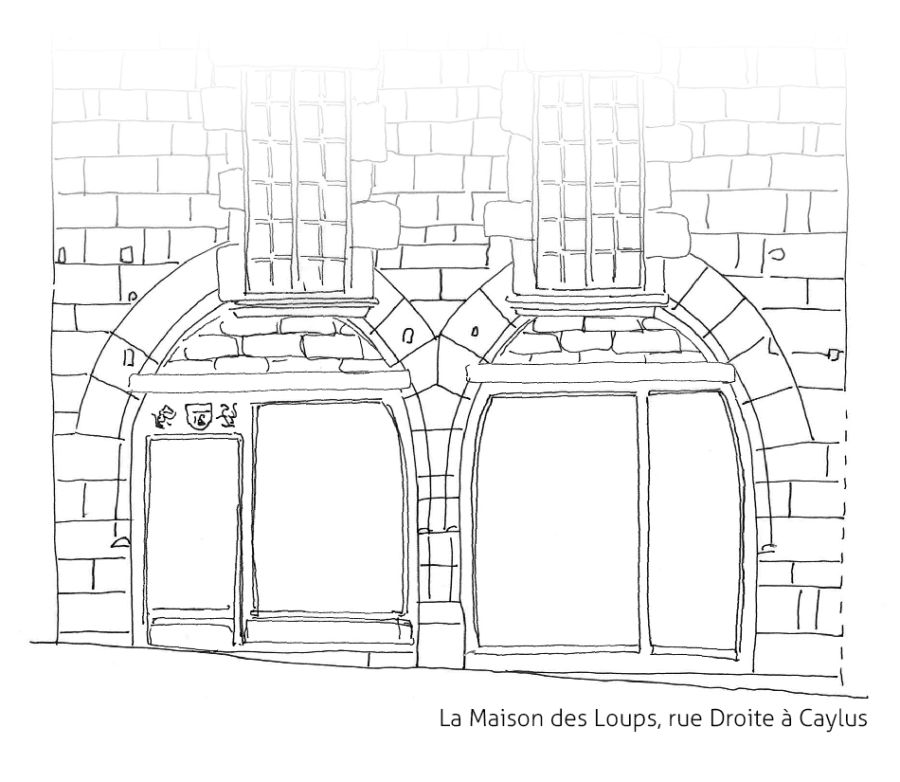 La Maison des loups à Caylus