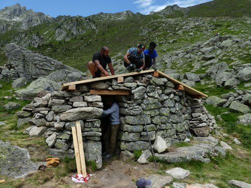 Chantier de la cabane