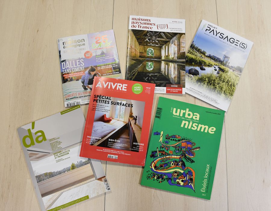 Visuel décrivant des magazines