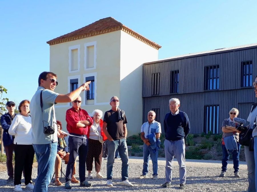 Visite guidée architecturale au Grand Castélou en 2025
