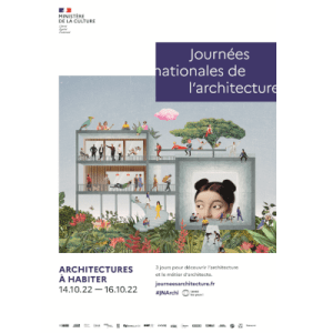 Affiche des Journées nationales de l'architecture 7ème édition