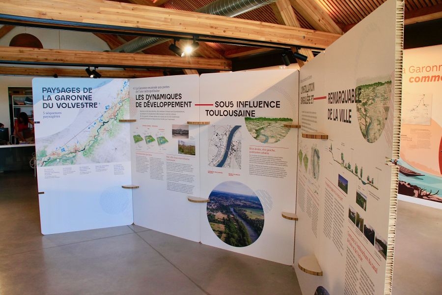 Panneaux d'exposition - La Garonne du Volvestre