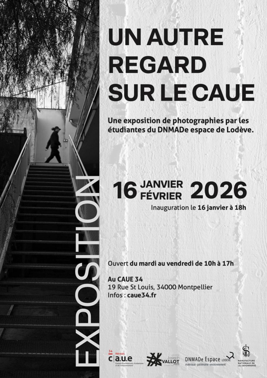 Affiche de l'expo photos "Un autre regard sur le CAUE"