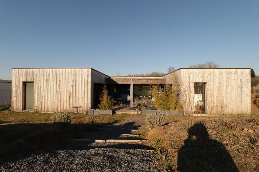 maison neuve bois par Aude Cuny