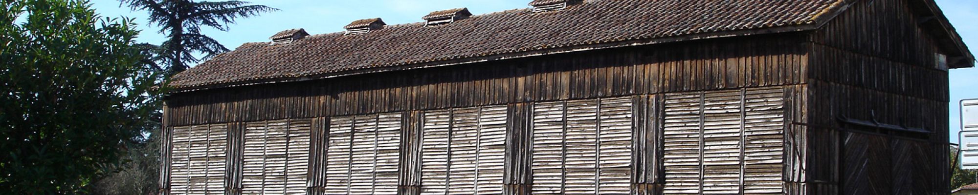 Séchoir à tabac en bois