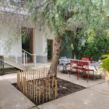 La cour du CAUE, 2024