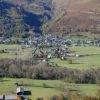 Vue du village d Aucun