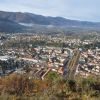 Vue de Foix depuis Le Pech