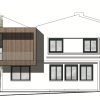 Extension en bois Architecture du T