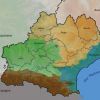 Cartes des ensembles géographiques d'Occitanie