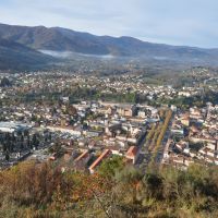 Vue de Foix depuis Le Pech