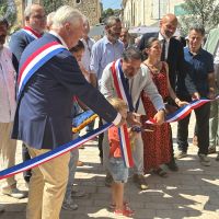Inauguration de la place de la République par les élus