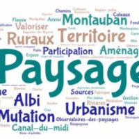 nuage de mots relatifs aux paysages en Occitanie