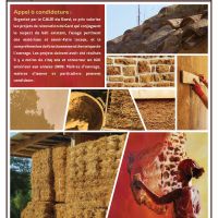 Affiche du Prix départemental de la rénovation du Gard – 1re édition