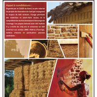 Affiche du Prix départemental de la rénovation du Gard – 1re édition