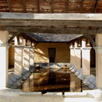 intérieur du lavoir d'Azereix