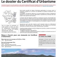 certificat d'urbanisme