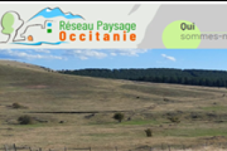 Page accueil site internet du réseau paysage Occitanie