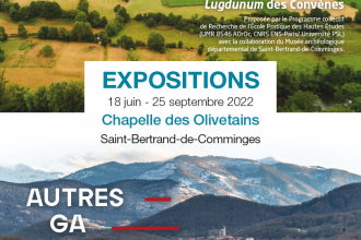 affiche exposition La Garonne du Comminges et des Pyrénées à St Bertrand-du-Comminges
