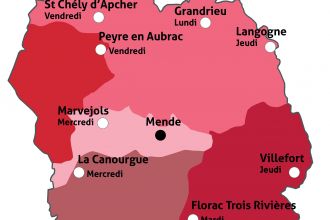 Carte des rendez-vous