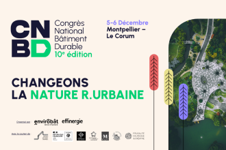 Affiche du congrès national bâtiment durable