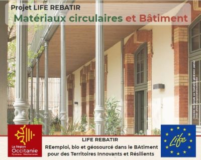 Affiche Projet LIFE RE-BÂTIR