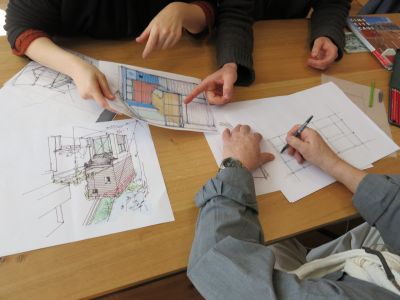 Conseil aux particuliers. Crédit photo : Frédéric Hébraud / CAUE 34