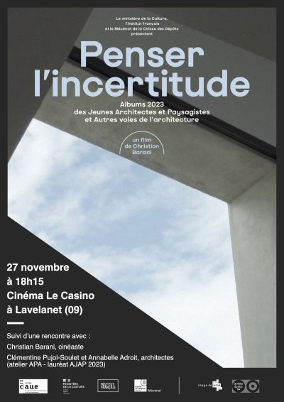 affiche penser l'incertitude