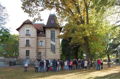 Arrivée à la villa Oustau