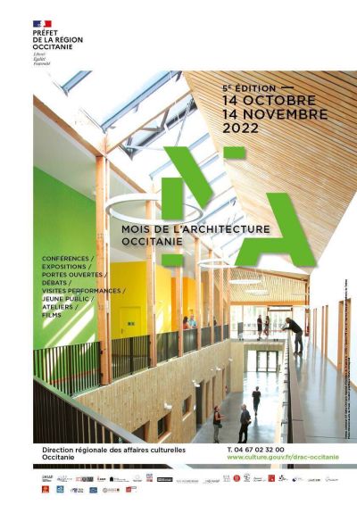 Affiche du Mois de l'architecture édition 2022