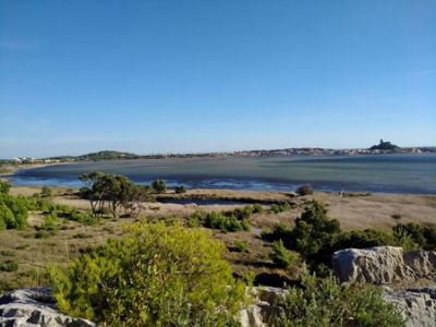 Perspectives sur le village de Gruissan