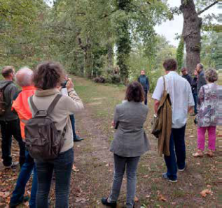 Groupe lors des rencontres nationales des acteurs des allées d’arbres