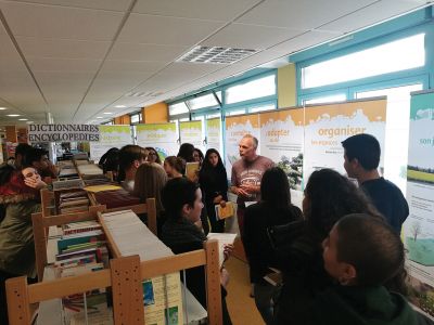 Intervention de l'EIE du CAUE de l'Aude au collège Sabatier à Carcassonne