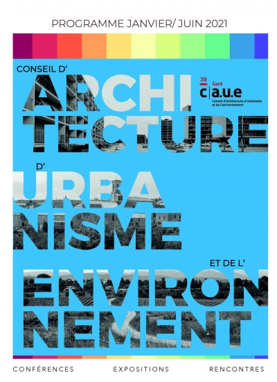page de garde programme activités caue 2021 1er semestre