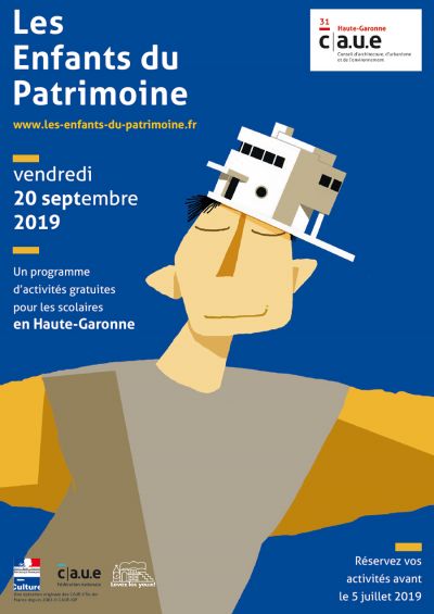 Affiche Enfants du patrimoine 2019