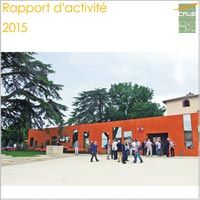 Couverture du rapport d'activité 2015 du CAUE 82