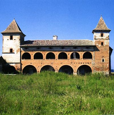 Corps de ferme en briques, à Grisolles