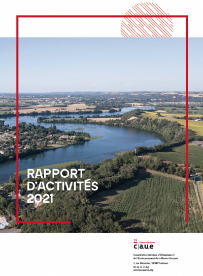 Couverture Rapport d'activités 2021 du CAUE 31
